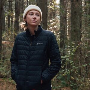 Women’s Heated puffer jacket.
